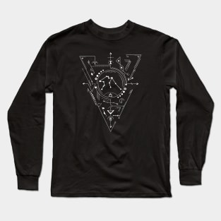 Aquarius Zodiac Sign Long Sleeve T-Shirt